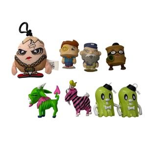 FGTEEV Mystery Figure Lot 8pc Plush Clip On Vinyl Figures‎ Goat Ghost You Tube